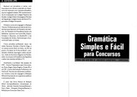 cover of the book Gramática simples e fácil para concursos