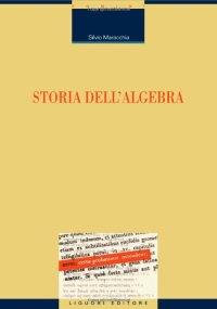 cover of the book Storia dell'algebra