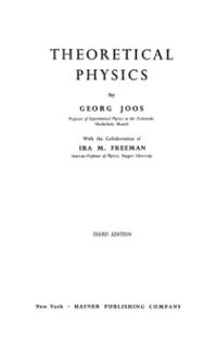 cover of the book Theoretical Physics