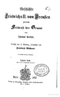 cover of the book Geschichte Friedrichs II. von Preußen, genannt Friedrich der Große