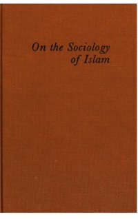 cover of the book On the sociology of Islam : lectures