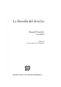 cover of the book La Filosofia Del Derecho