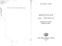 cover of the book Meditação da Técnica