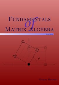 cover of the book Fundamentals of Matrix Algebra 3rd Edition