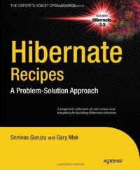 cover of the book Hibernate Recipes: A Problem-Solution Approach (Recipe Series)