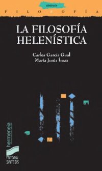 cover of the book La filosofía helenística