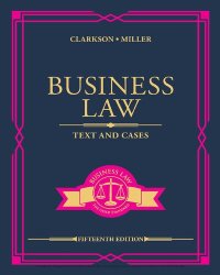 cover of the book Business Law: Text and Cases