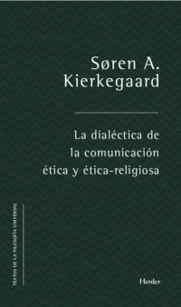 cover of the book La dialéctica de la comunicación ética y ético-religiosa