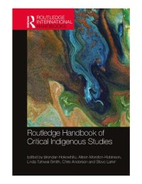 cover of the book Routledge handbook of critical indigenous studies