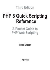 cover of the book PHP 8 Quick Scripting Reference