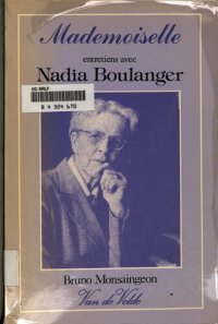 cover of the book Mademoiselle : entretiens avec Nadia Boulanger