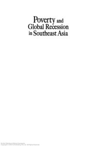 cover of the book Poverty and global recession in Southeast Asia