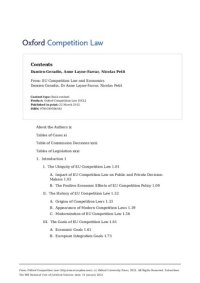 cover of the book EU competition law and economics