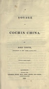 cover of the book A Voyage to Cochin China