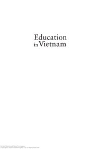 cover of the book Education in Vietnam : [based on Vietnam Update Conference held at the Australian National University in 2007]