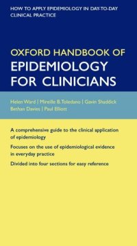 cover of the book Oxford Handbook of Epidemiology for Clinicians