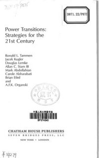 cover of the book Power transitions: strategies for the 21st century