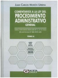 cover of the book COMENTARIOS A LA LEY DE PROCEDIMIENTO ADMINISTRATIVO GENERAL TOMO II