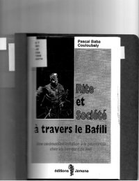 cover of the book Rite et société à travers le Bafili une cérémonie d'initiation à la géomancie chez les Bambara du Mali