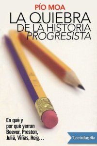 cover of the book La quiebra de la historia progresista