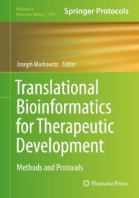 cover of the book Translational Bioinformatics for Therapeutic Development