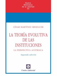 cover of the book La teoría evolutiva de las instituciones