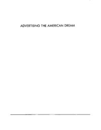 cover of the book Advertising and the American dream: Making way for modernity, 1920-1940