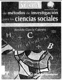 cover of the book Manual de métodos de investigación para las ciencias sociales