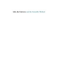 cover of the book Life, the Universe and the Scientific Method