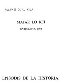 cover of the book Matar lo rei