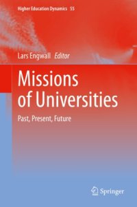 cover of the book Missions of Universities : Past, Present, Future