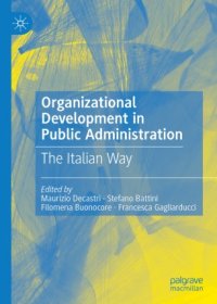 cover of the book Organizational Development in Public Administration: The Italian Way