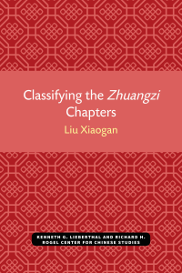 cover of the book Classifying the Zhuangzi Chapters