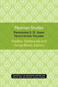 cover of the book Pāṇinian Studies: Professor S. D. Joshi Felicitation Volume