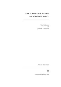 cover of the book The Lawyer’s Guide to Writing Well