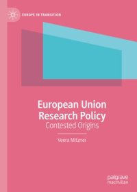 cover of the book European Union Research Policy: Contested Origins