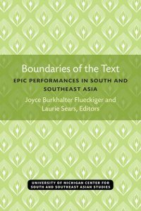 cover of the book Boundaries of the Text: Epic Performances in South and Southeast Asia