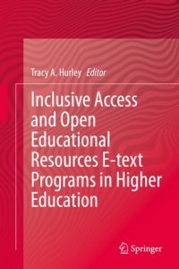 cover of the book Inclusive Access and Open Educational Resources E-text Programs in Higher Education