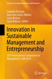 cover of the book Innovation in Sustainable Management and Entrepreneurship: 2019 International Symposium in Management (SIM2019)