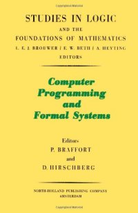 cover of the book Computer programming and formal systems