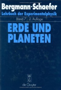 cover of the book Lehrbuch der Experimentalphysik: Erde und Planeten