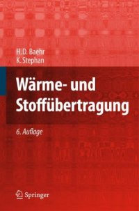 cover of the book Wärme- und Stoffübertragung 