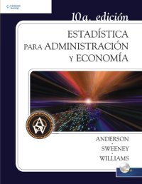 cover of the book Estadistica para administracion y economia