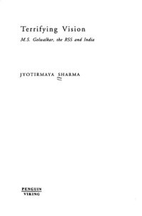 cover of the book Terrifying vision : M.S. Golwalkar, the RSS, and India