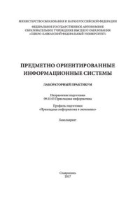 cover of the book Предметно ориентированные информационные системы: лабораторный практикум