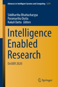 cover of the book Intelligence Enabled Research: DoSIER 2020