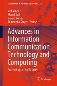 cover of the book Advances in Information Communication Technology and Computing: Proceedings of AICTC 2019