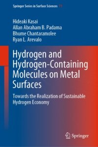 cover of the book Hydrogen and Hydrogen-Containing Molecules on Metal Surfaces: Towards the Realization of Sustainable Hydrogen Economy