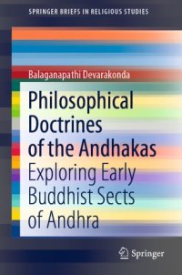 cover of the book Philosophical Doctrines of the Andhakas: Exploring Early Buddhist Sects of Andhra