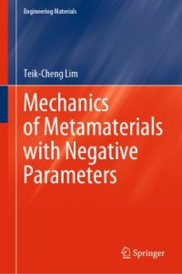 cover of the book Mechanics of Metamaterials with Negative Parameters